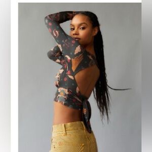 NWT Urban Outfitters Iris Plunge Top (S)